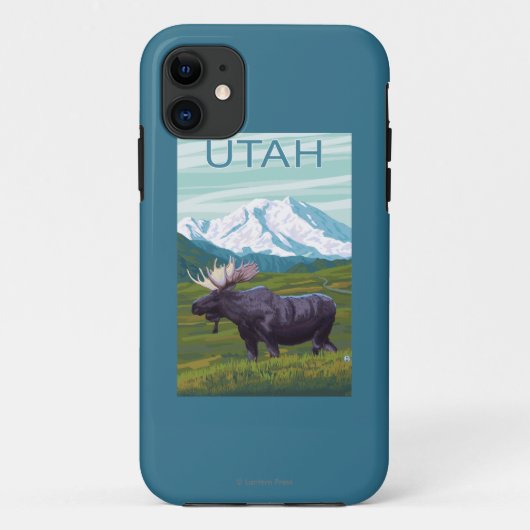 Mans met MountainUtah Case-Mate iPhone Case (Achterkant)