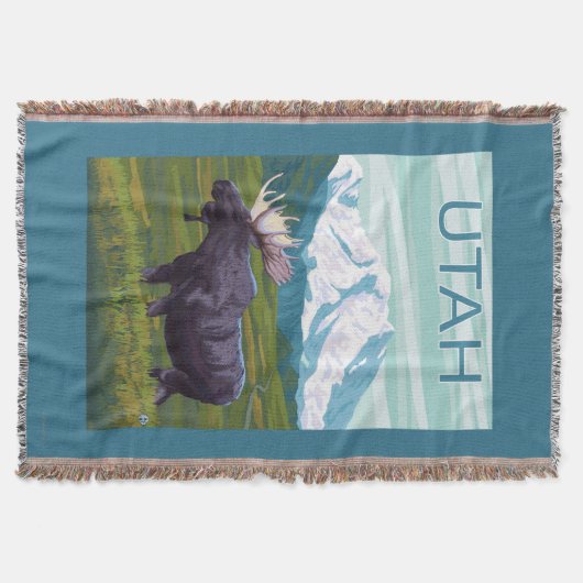 Mans met MountainUtah Deken (Voorkant)