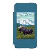 Mans met MountainUtah Incipio iPhone Portemonnee Hoesje (Voorkant Agenda)