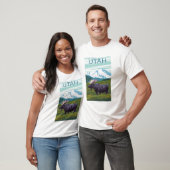 Mans met MountainUtah T-shirt (Unisex)