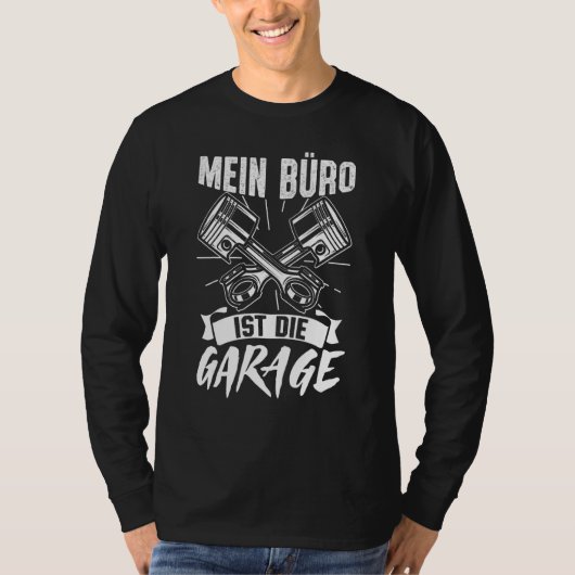 Mans Mijn Kantoor de Garage Schroevendraaier Monte T-shirt (Voorkant)
