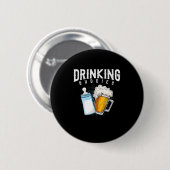 Mans Nieuwe Vader Bier En Melk Grap Ronde Button 5,7 Cm (Voorkant /achterkant)