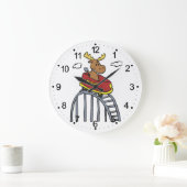 Mans op het Onderzetter Roller | achtergrondkleur  Grote Klok (Huis)