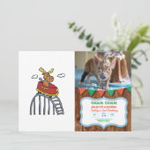 Mans op het Onderzetter Roller | achtergrondkleur Kaart (Staand voorkant)