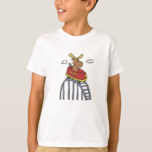 Mans op het Onderzetter Roller | achtergrondkleur  T-shirt (Voorkant)