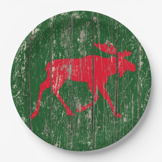 Mans op uw kleurloos hout papieren bordje (Voorkant)