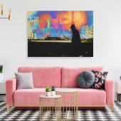 Mans Resilience Disaster Survival foto Canvas Afdruk (Insitu (Woonkamer))