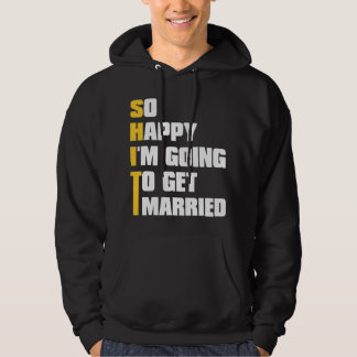 Mans Sarcasme Bruiloftspartij Bruidegom Bruidsjonk Hoodie
