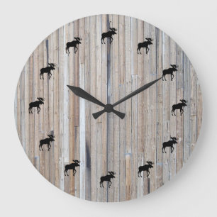Mans time Barn Wood Clock Design Grote Klok