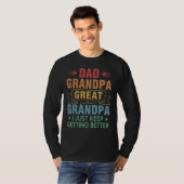 Mans vader opa overgrootvader ik word maar t-shirt (Voorkant volledig)