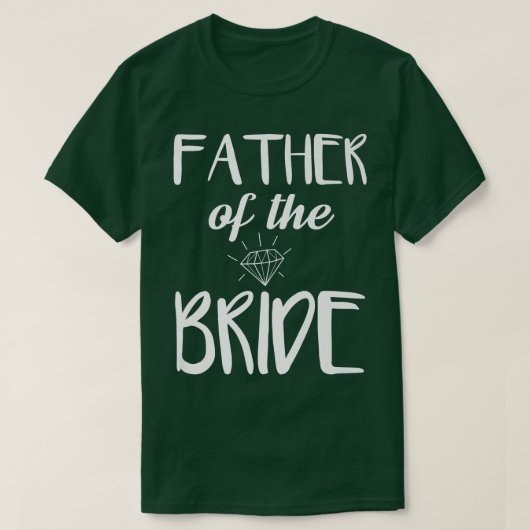 Mans Vader Van De Bruid Bachelorfeest T-shirt (Design voorkant)