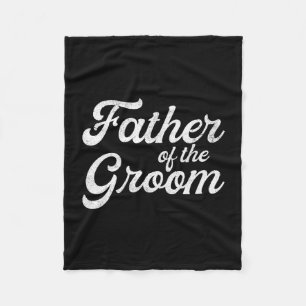 Mans vader van de bruidegom shirts voor mannen gra fleece deken