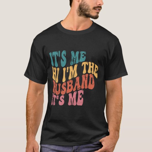 Mans Vaderdag Shirt Het is mij Hallo Ik ben de ech (Voorkant)
