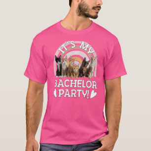 Mans Vernederende Bachelorfeest Bruidsjonker Roze  T-shirt