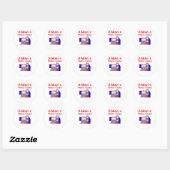 Mans Videogame Ronde Sticker (Vel)