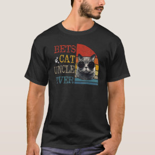 Mans Vintage Beste Kat Oom Ooit Kat Oom T-shirt