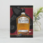 Mans Whiskey heeft een perfect verjaardagsfeestje Kaart (Staand voorkant)