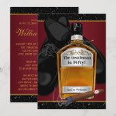 Mans Whiskey heeft een perfect verjaardagsfeestje Kaart (Voorkant / Achterkant)