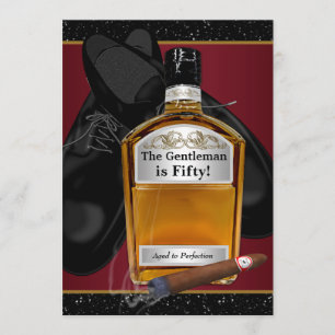 Mans Whiskey heeft een perfect verjaardagsfeestje Kaart