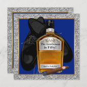 Mans Whiskey heeft een perfect verjaardagsfeestje Kaart (Voorkant / Achterkant)