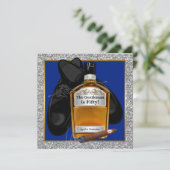 Mans Whiskey heeft een perfect verjaardagsfeestje Kaart (Staand voorkant)