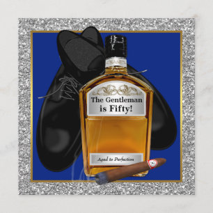 Mans Whiskey heeft een perfect verjaardagsfeestje Kaart