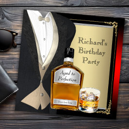Mans Whisky Verjaardagsfeest Kaart