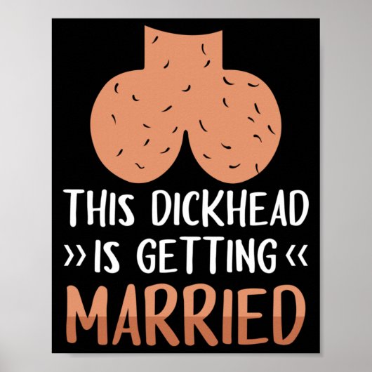 Mans Zak Face Herenavond Funny Verlegen Geschenk Poster (Voorkant)