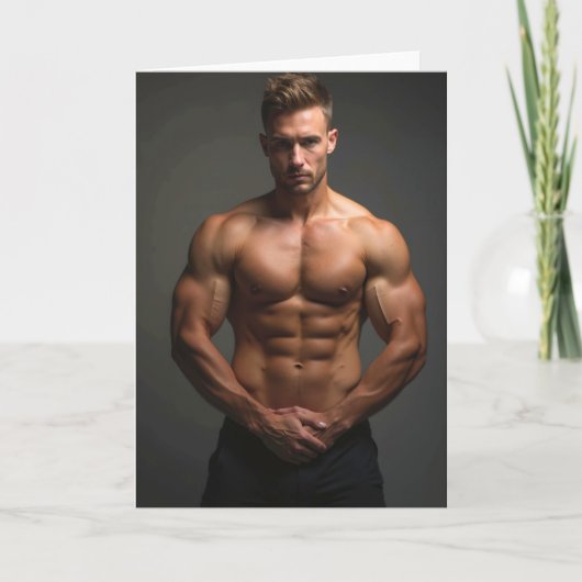 Manscape Greetings Card Kaart (Voorkant)