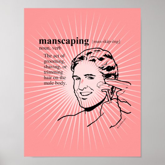 MANSCAPIE POSTER (Voorkant)