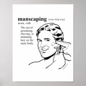 MANSCAPIE POSTER (Voorkant)