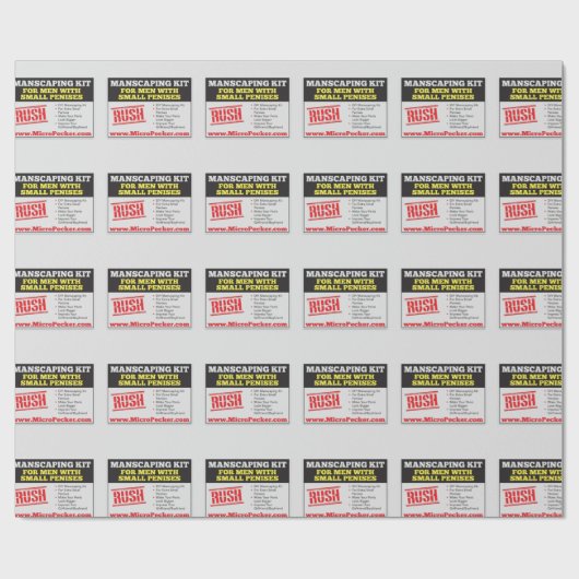 MANSCAPIEREN CADEAUPAPIER (Vlak)