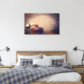 Manschetknoop Canvas Afdruk (Insitu (Slaapkamer))