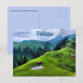 Mansehra Khyber Pakhtunkhwa Pakistan Briefkaart (Voorkant / Achterkant)