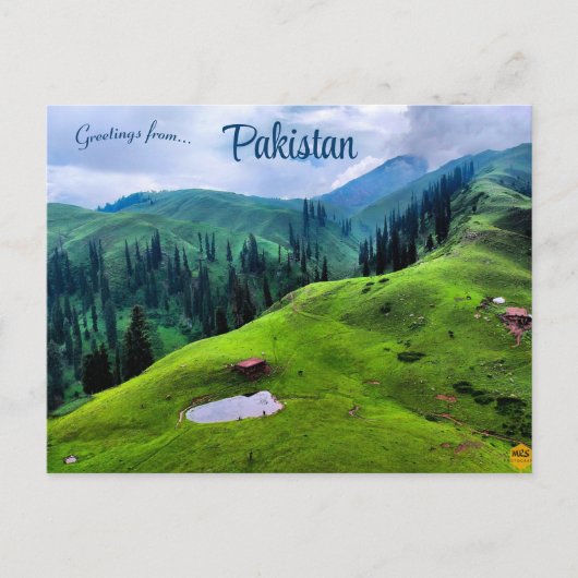 Mansehra Khyber Pakhtunkhwa Pakistan Briefkaart (Voorkant)