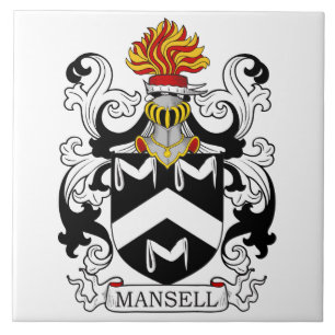 Mansell Coat of Arms III Tegeltje