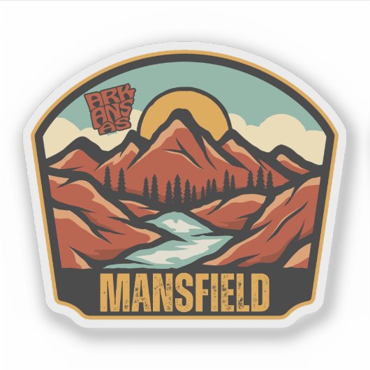 Mansfield, Arkansas Sticker (Voorkant)