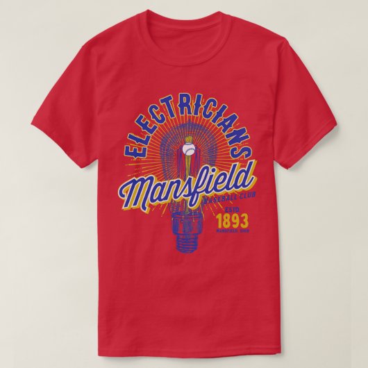 Mansfield Electriciens T-shirt (Design voorkant)