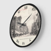 Mansfield Ohio Post Kaart Clock - Main St. 1907 Grote Klok (Hoek)