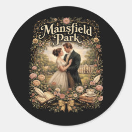 Mansfield Park Ronde Sticker