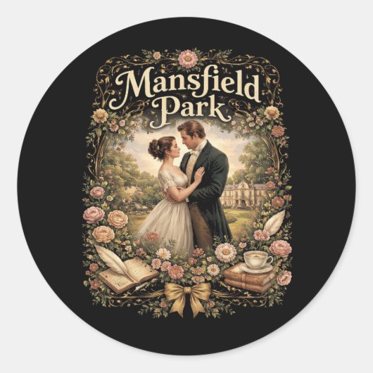 Mansfield Park Ronde Sticker (Voorkant)