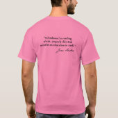 Mansfield Park T-shirt (Achterkant)