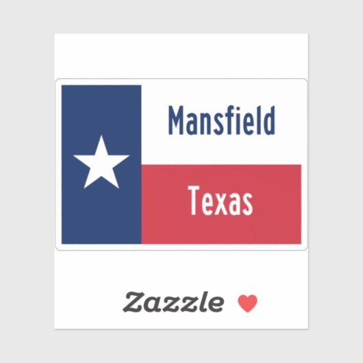 Mansfield Texas Sticker (Vel)