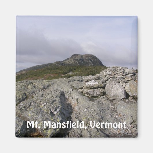 Mansfield, Vermont Magneet (Voorkant)