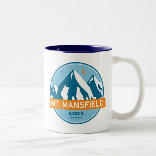 Mansfield Vermont Stars Moon Tweekleurige Koffiemok