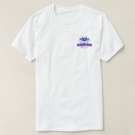 Mansion Memories 10 jaar Logo T-shirts (Design voorkant)