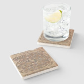 Mansion of Happiness – old game Stenen Onderzetter (Zijkant)