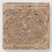 Mansion of Happiness – old game Stenen Onderzetter (Voorkant)