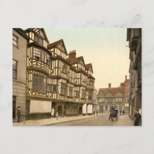 Mansion Shrewsbury in Ierland, Shropshire, Engelan Briefkaart