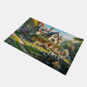 Mansion van het perfect gevangen moment deurmat (Schuin)